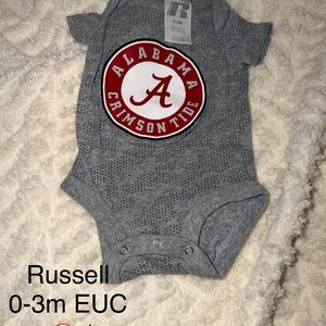 Gray Alabama Crimson Tide Bodysuit